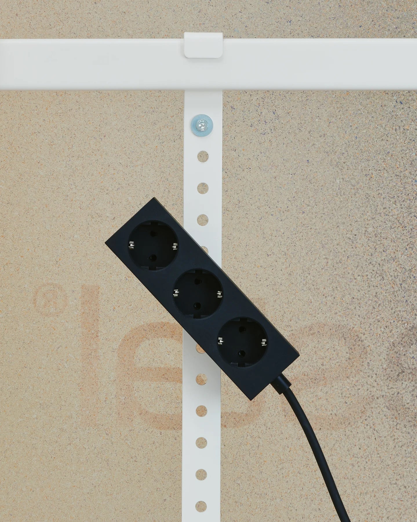 Pedestal Power Bar 5 Meter - Charcoal