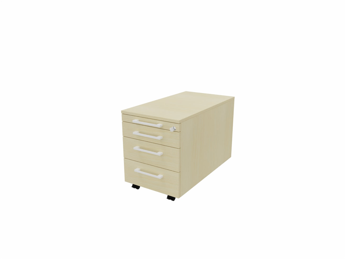 Palmberg Orga Plus 1/2/3/3 Rollcontainer - Tiefe 80 cm
