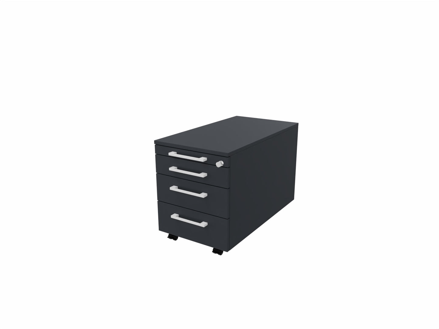 Palmberg Orga Plus 1/2/3/3 Rollcontainer - Tiefe 80 cm