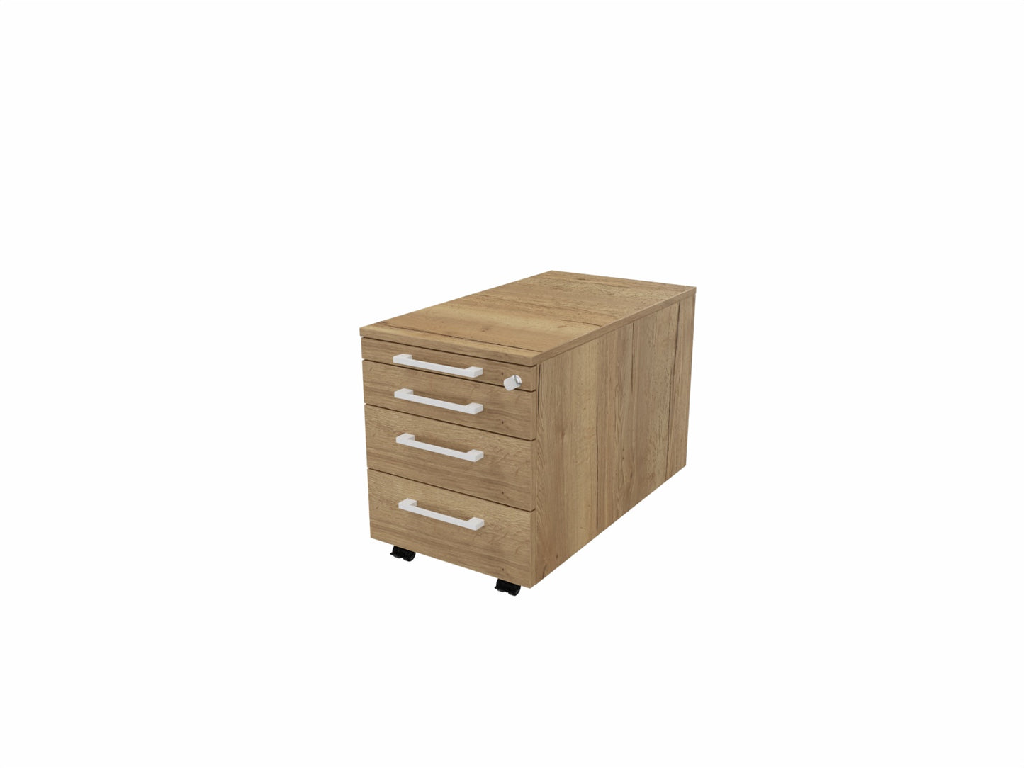 Palmberg Orga Plus 1/2/3/3 Rollcontainer - Tiefe 80 cm