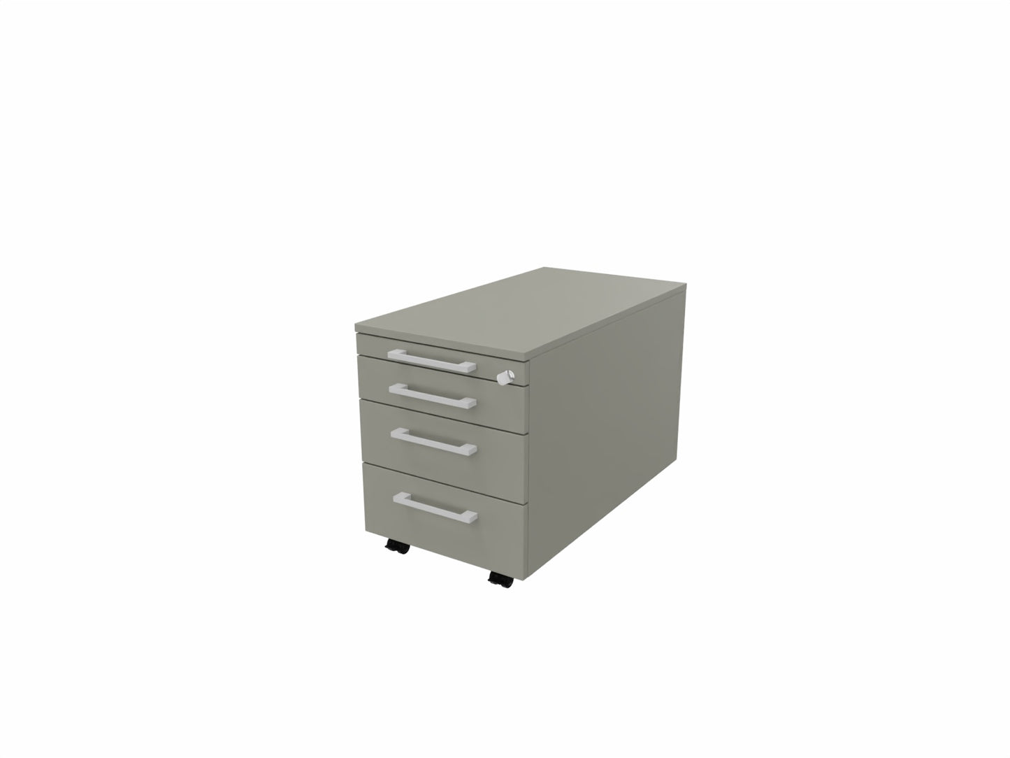 Palmberg Orga Plus 1/2/3/3 Rollcontainer - Tiefe 80 cm